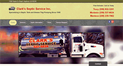 Desktop Screenshot of clarksepticservice.com